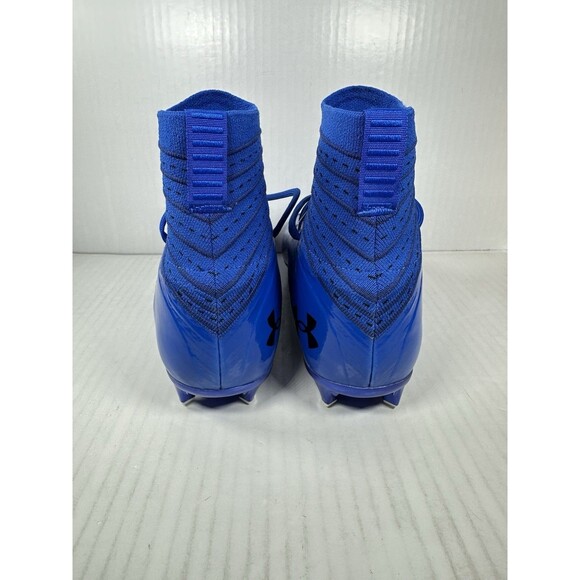 Sz 10 Under Armour Highlight MC 2.0 INTELLIKNIT Football Cleats Men Blue 3027304 - Picture 5 of 7